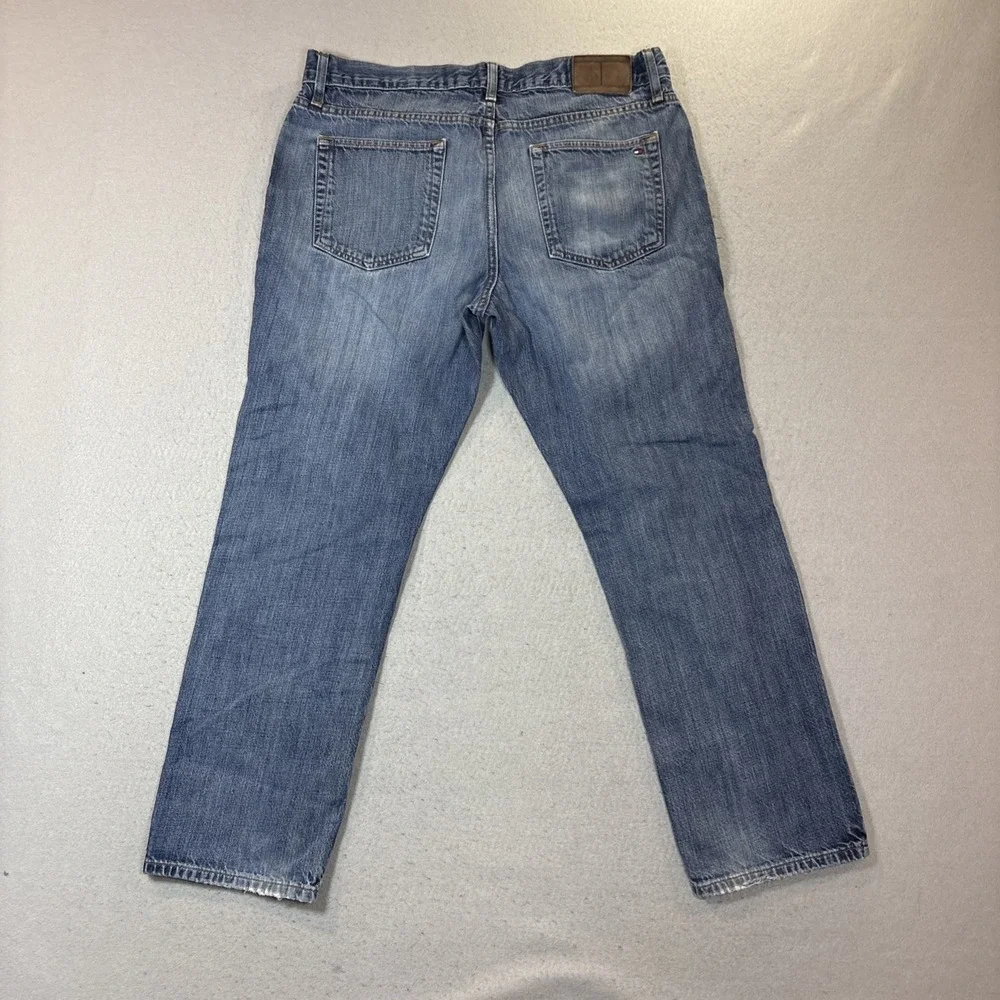 Vintage Y2K Tommy Hilfiger Jeans Men's Size 36x30 Blue Denim Straight Leg‎